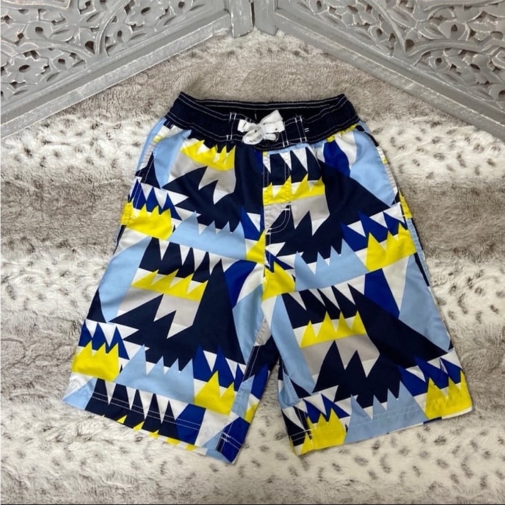 Nautica swim trunks boys size 12 board shorts coastal beach pool party summer